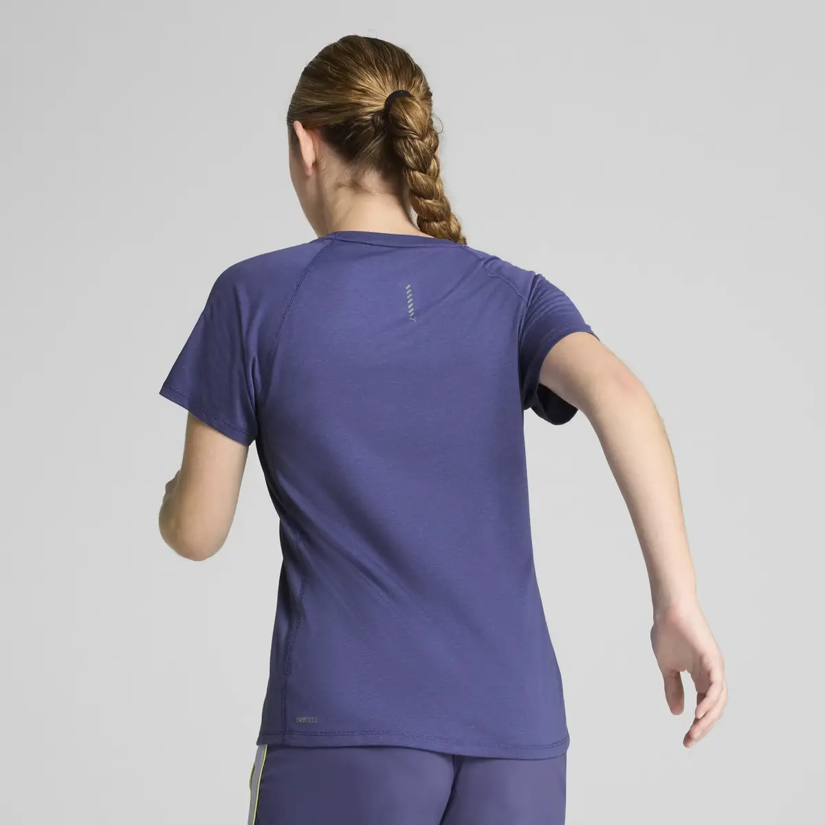 Puma RUN  VELOCITY TEE TRI-BLEND Mavi Kadın T-Shirt