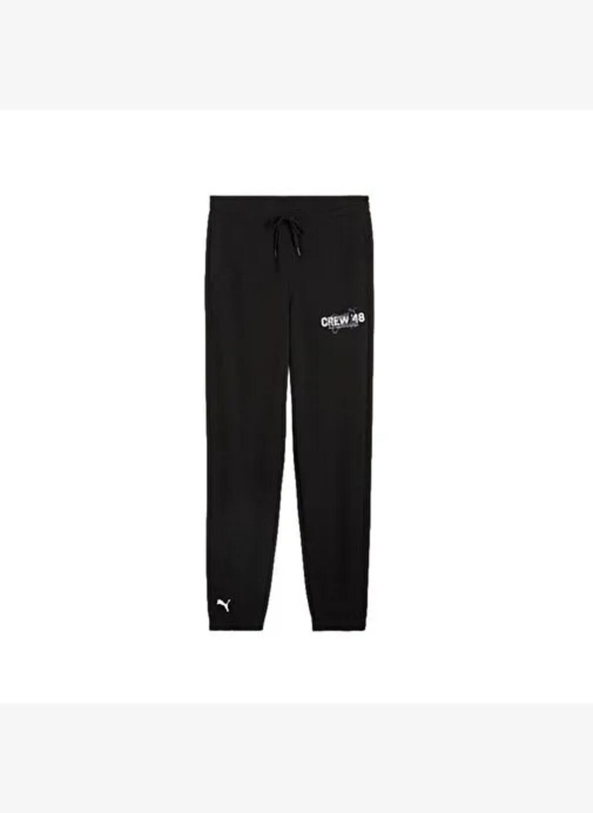 PUMA M PUMA CREW FT PANT Siyah Erkek Eşofman Altı