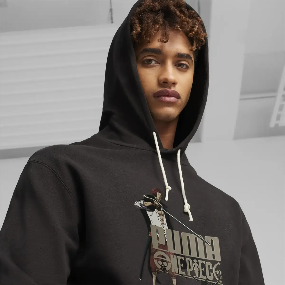 Puma X ONE PIECE Hoodie TR Siyah Erkek Sweatshirt