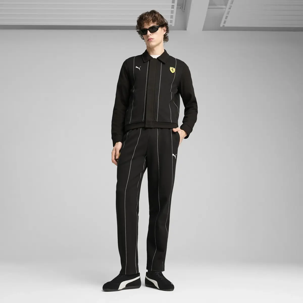 PUMA Ferrari Race Premium Jacket Siyah Erkek Ceket