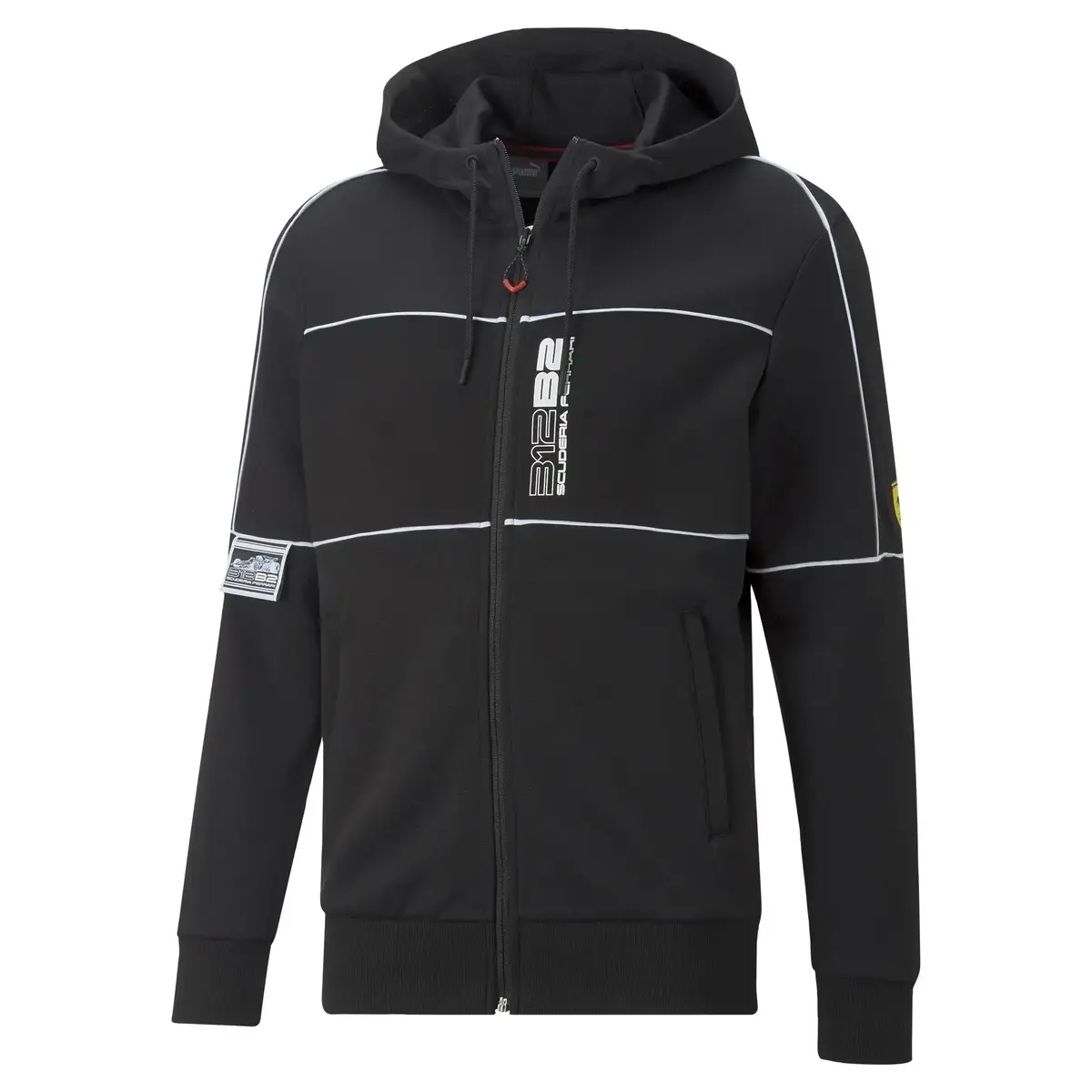 Puma Ferrari Race Hdd Sweat Jkt Siyah Erkek Fermuarlı Hoodie