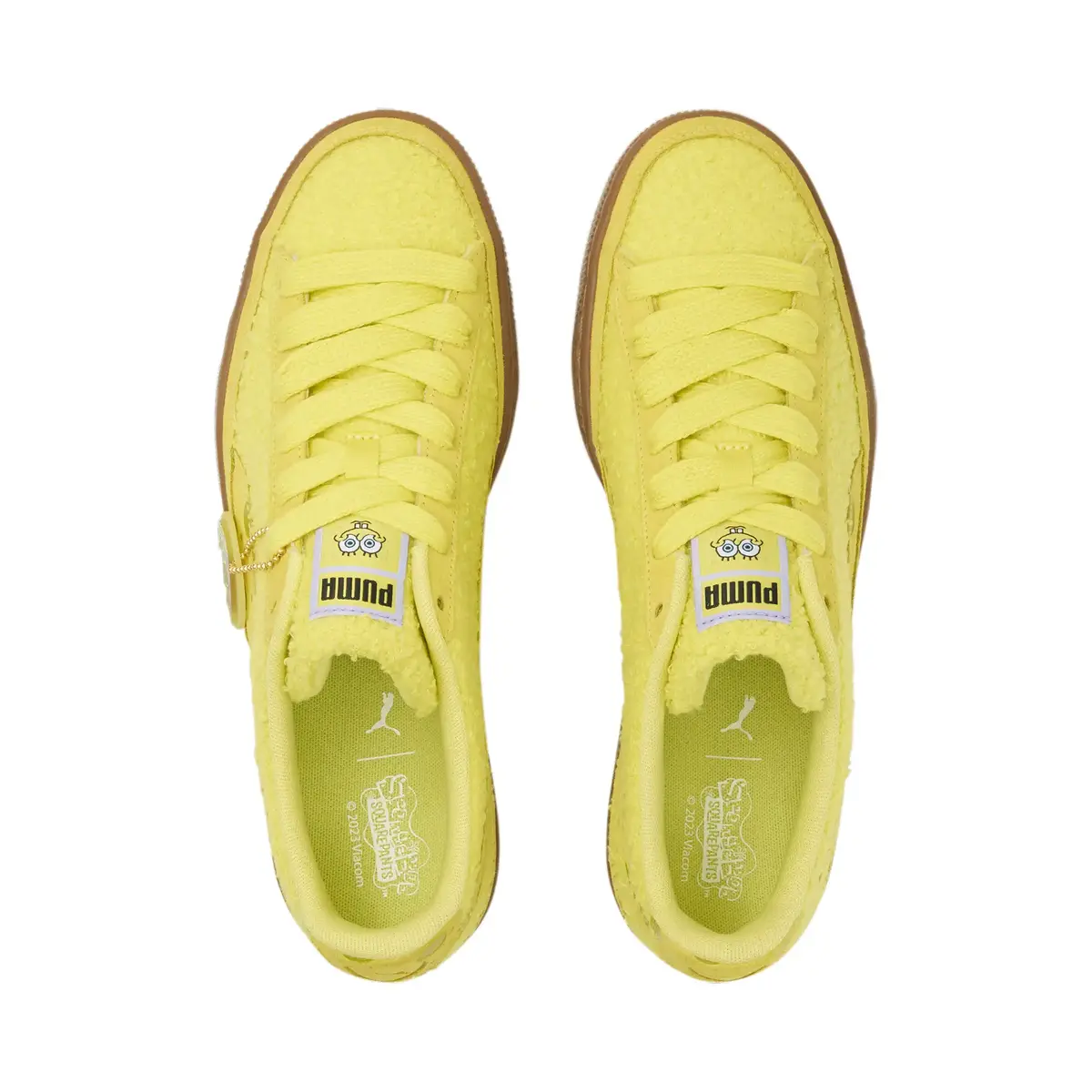 Puma Suede SPONGEBOB Sarı Kadın Günlük Spor Ayakkabı