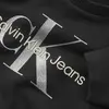 Calvin Klein GLITTER MONOLOGO CN, BEH Siyah Kadın Sweatshirt