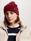 Tommy Hilfiger MONOGRAM ALL OVER BE Kadın Kırmızı Bere
