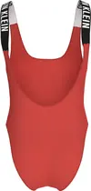 Calvin Klein SCOOP BACK ONE PIECE, XM8 Kırmızı Kadın Mayo