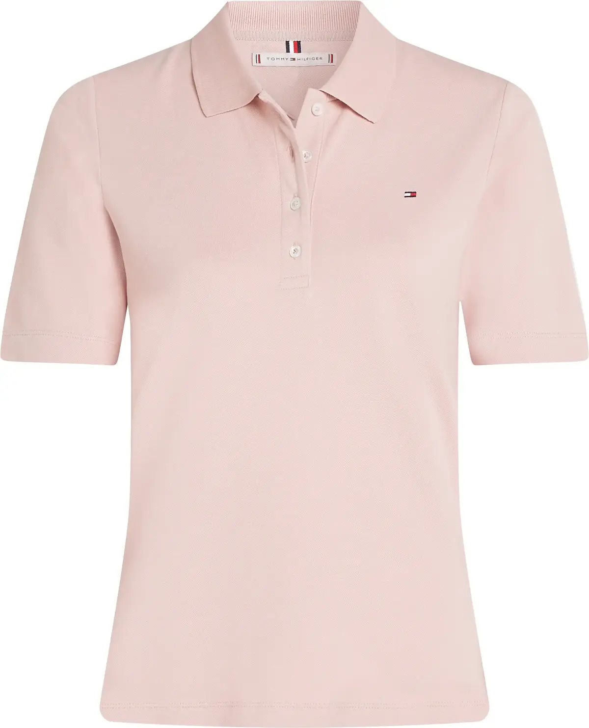 Tommy Hilfiger 1985 REG PIQUE POLO, TQN Pembe Kadın T-Shirt & Polo