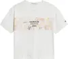Calvin Klein LIQUID LOGO PRINT T- Kadın Beyaz T-Shirt