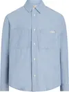 Calvin Klein EASY CHAMBRAY SHIRT, 1AA Mavi Erkek Gömlek