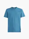 Calvin Klein MICRO LOGO INTERLOCK Erkek Mavi T-Shirt