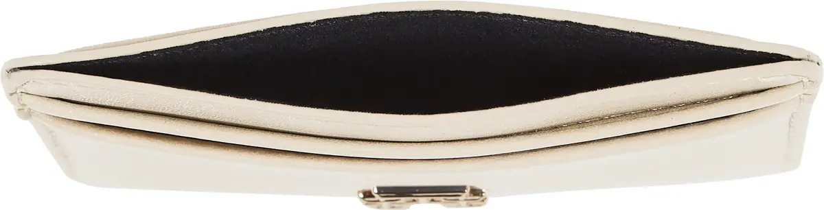 Tommy Hilfiger TH LOGOTAPE CC HOLDE, AA8 Krem Kadın Cüzdan