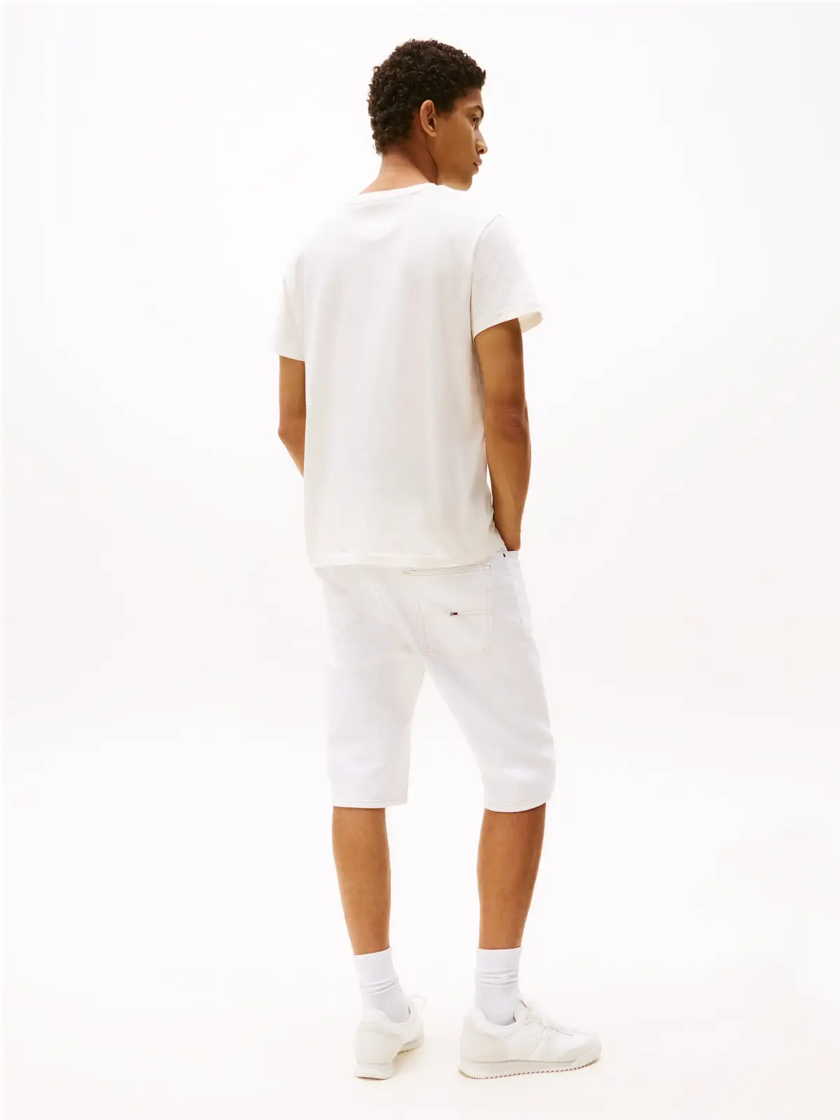 Tommy Hilfiger TJM SLIM BUBBLE PRIN, YBH Krem Erkek T-Shirt & Polo