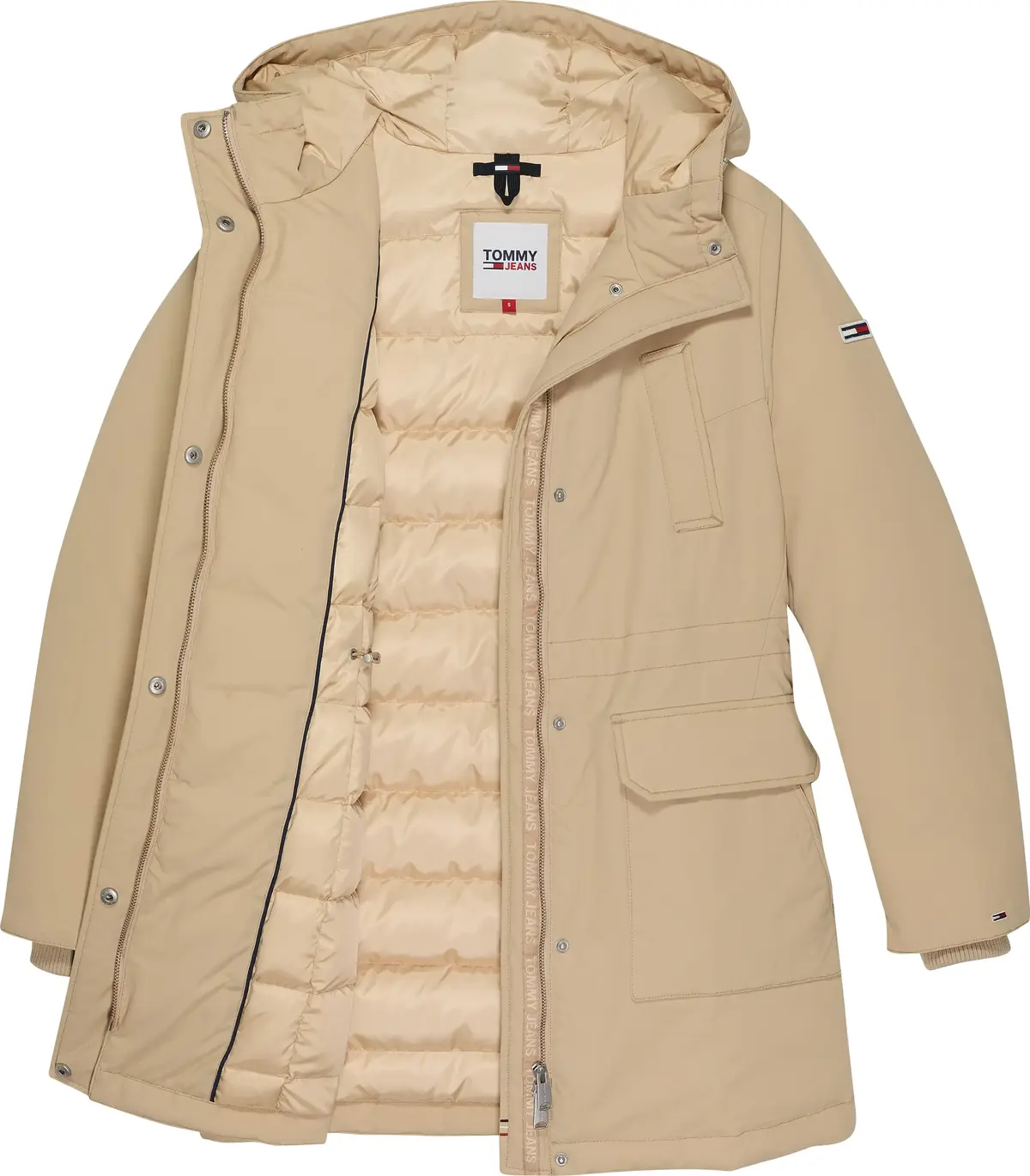 Tommy Hilfiger TJW TECHNICAL DOWN P Kadın Krem Şişme Mont