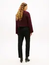 Tommy Hilfiger DF WOOL BLEND REG LA, XIH Bordo Kadın Ceket