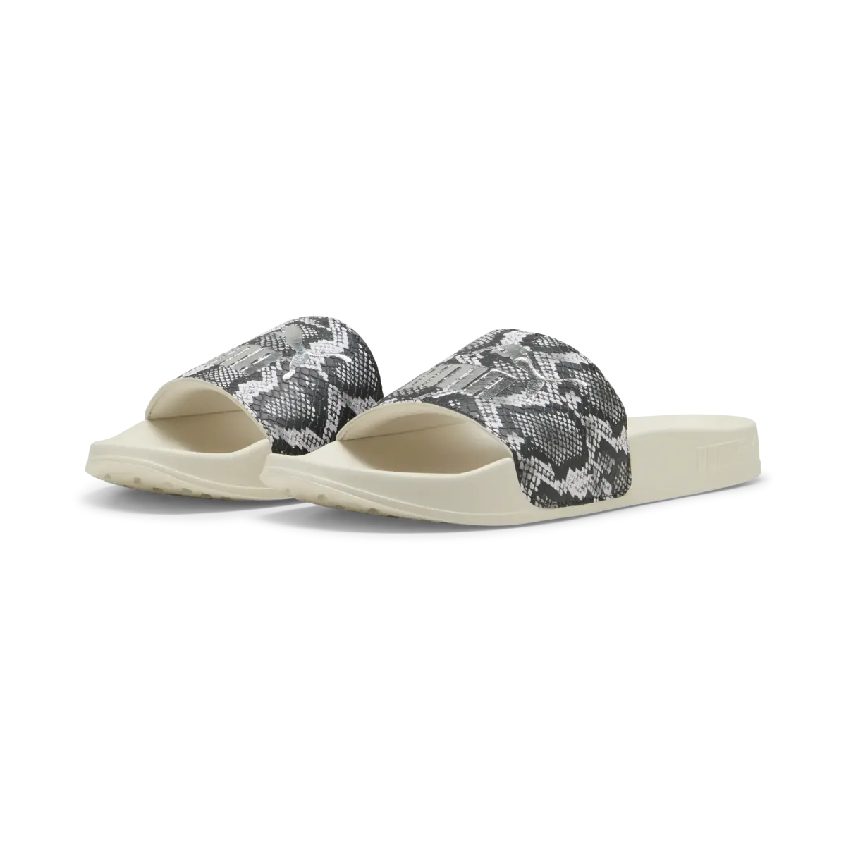 Puma Leadcat 2.0 Snake Chic Gri Kadın Terlik
