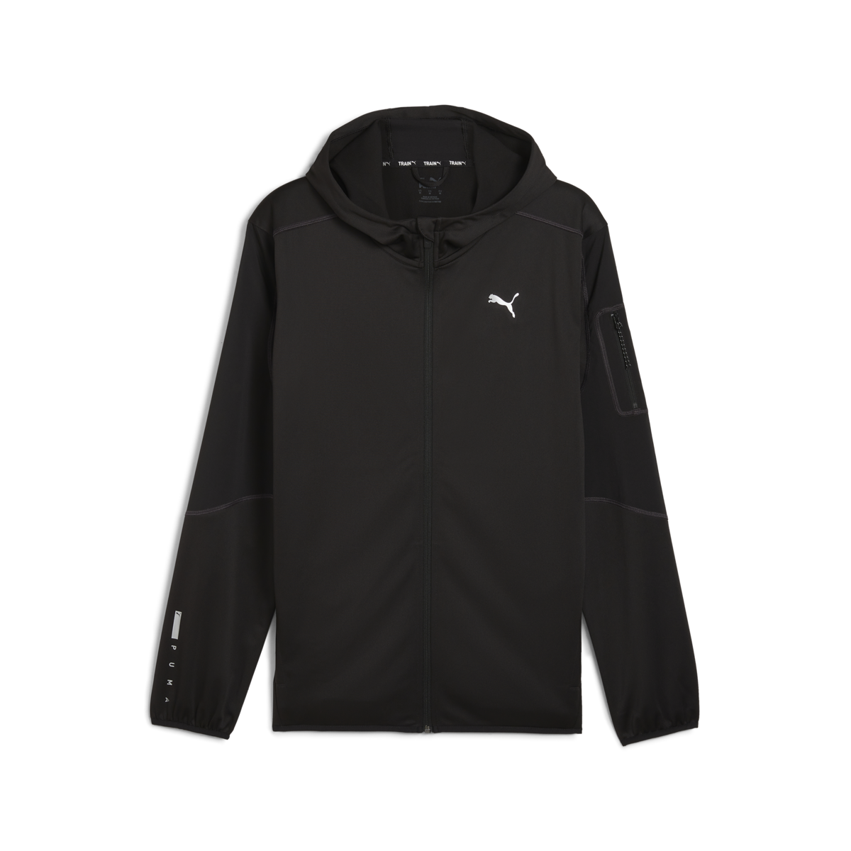 Puma M Puma Flex Panelled Jacket Siyah Erkek Fermuarlı Ceket